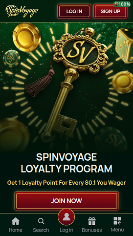 VIP screenshot of SpinVoyage Casino for Mobile