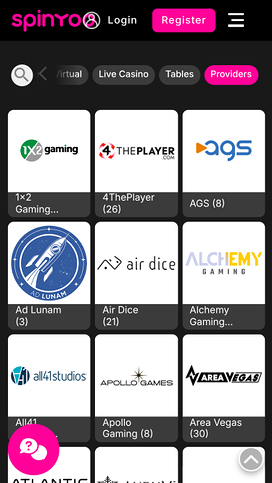 Spinyoo Casino Mobile Game Developers