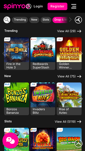 Spinyoo Casino Mobile Games