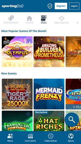 Sportingbet Casino Mobile Games