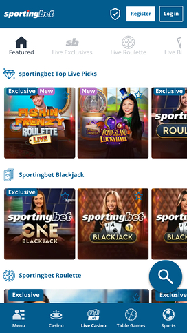 Sportingbet Casino Mobile Live Dealer
