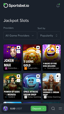 Sportsbet.io Mobile Jackpot