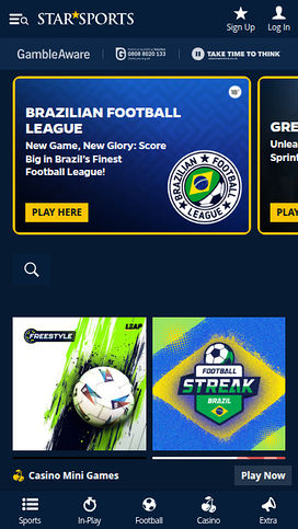 StarSports Casino Virtuals Mobile