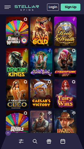 Stellar Spins Mobile Jackpot
