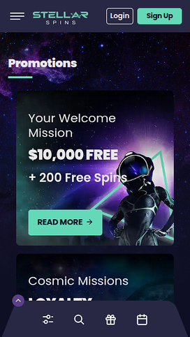 Stellar Spins Mobile Promotions