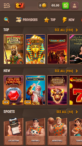 Stone Vegas Casino Mobile Games