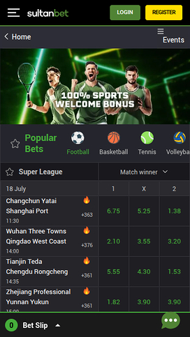 Sultanbet Casino Mobile Sports