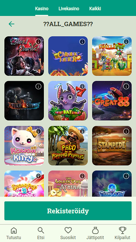 SuomiKasino Mobile Games