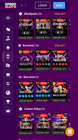 Super Slots Casino Mobile Live Dealer