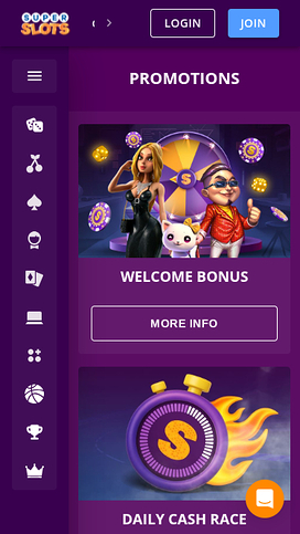 Super Slots Casino Mobile Promotions