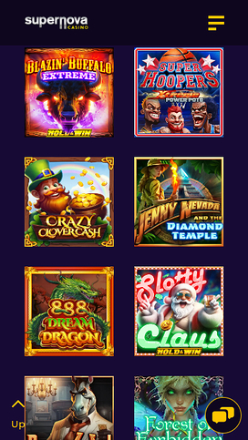 Supernova Casino Mobile Games