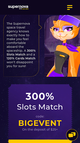 Supernova Casino Mobile Promotions