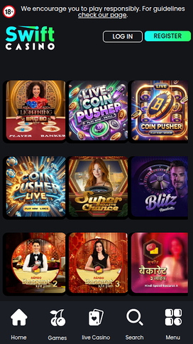 Swift Casino mobil live dealer