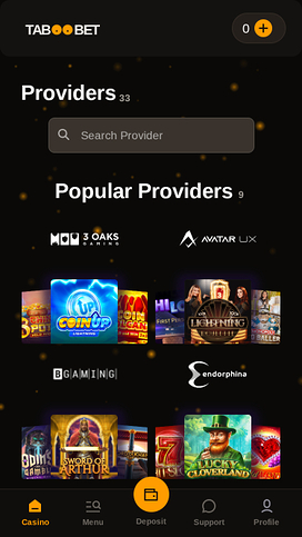  TabooBet Casino Mobile Game Developers
