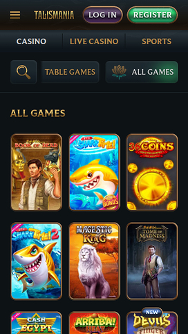 Talismania Casino Mobile Games