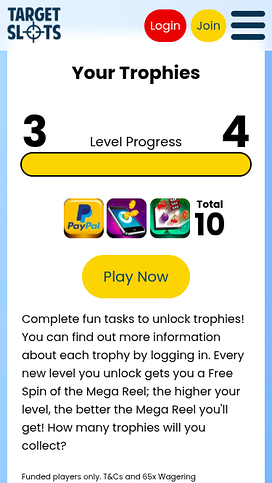 Target Slots Mobile Trophies