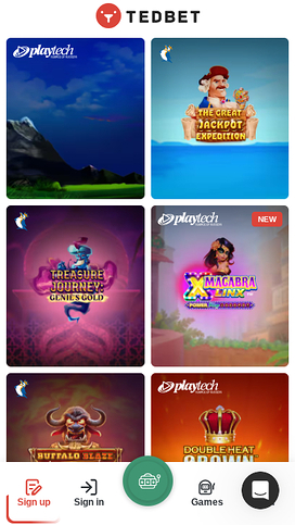 TedBet Casino Mobile Jackpot