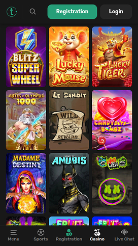 Tether Bet Casino Mobile Games