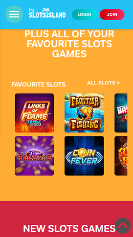The Slots Island Casino Mobile Games