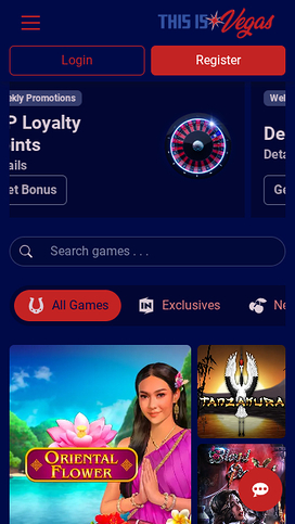This Is Vegas Mobile Homepage