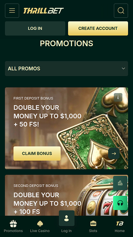 Thrillbet Casino Mobile Promotions