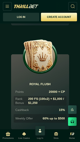 Thrillbet Casino Mobile VIP