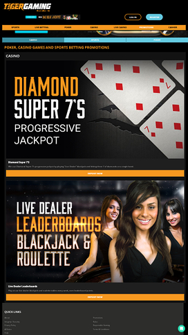 TigerGaming Casino Mobile Promotions