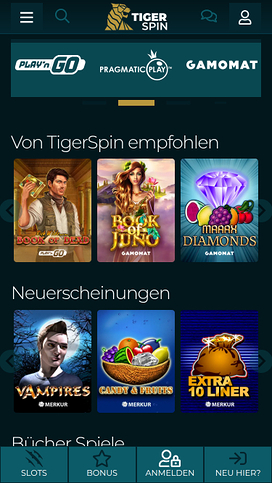 TigerSpin Casino Mobile Game Developers