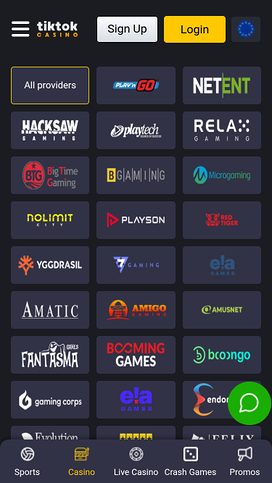 TikTok Casino Mobile Game Developers