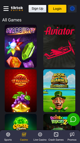 TikTok Casino Mobile Games
