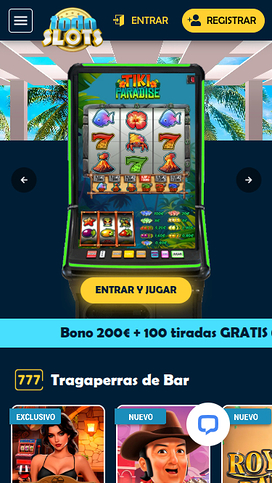 Todo Slots Mobile Homepage