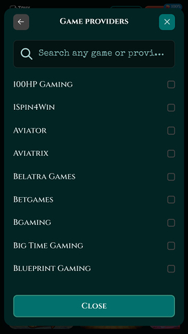 TonySpins Casino Game Developers