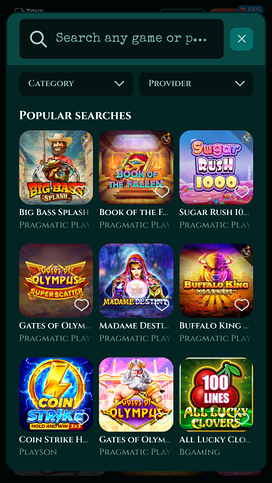 TonySpins Casino Games