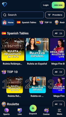 Topacio Casino Mobile Live Dealer
