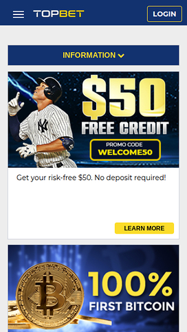 TopBet Casino Mobile Promotions