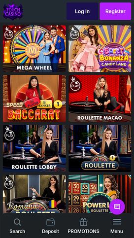 Touch Casino Mobile Live Dealer