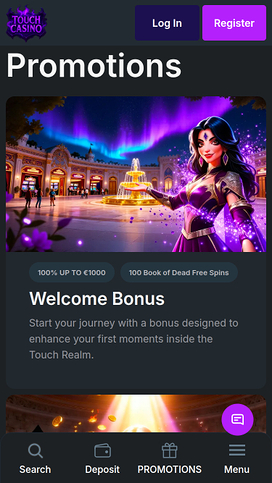 Touch Casino Mobile Promotions
