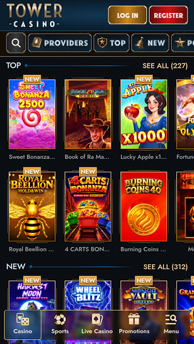 Tower Casino Mobile Games