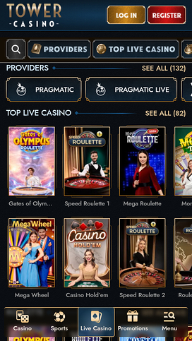 Tower Casino Mobile Live Dealer