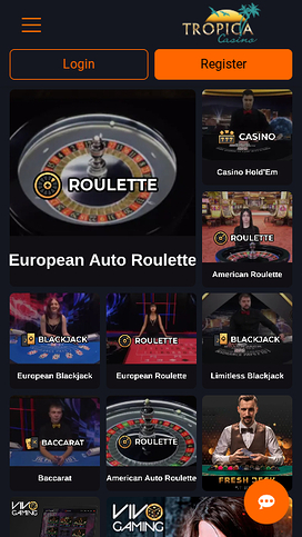 Tropica Casino Mobile Live Dealer