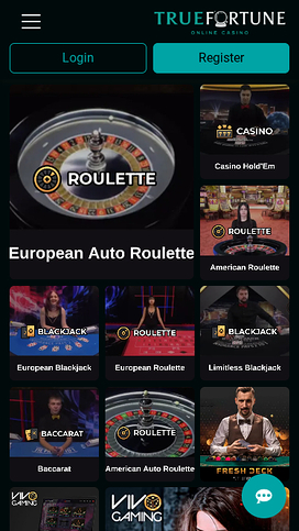 True Fortune Casino Mobile Live Dealer