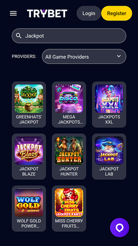 Trybet Casino Mobile Jackpot