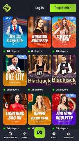 Turbo Casino Mobile Live Dealer