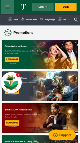 TuskCasino Mobile Promotions