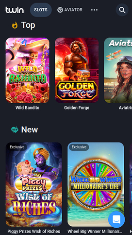Twin Casino Mobile Games