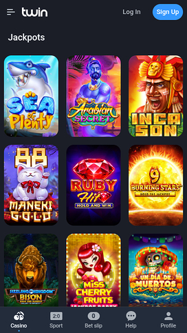 Twin Casino Mobile Jackpot