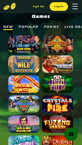 Two Up Casino Mobile Games