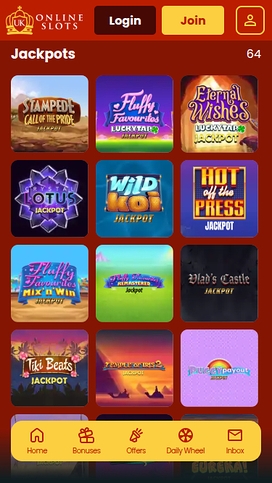 UK Online Slots Mobile Jackpot