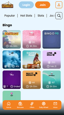 Umbingo Mobile Bingo Games