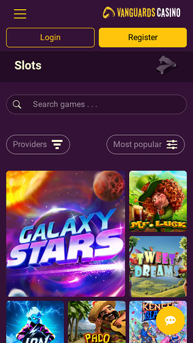 Vanguards Casino Mobile Games